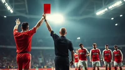 Rode kaart voor Flamingo tijdens Rode Ster-PSV